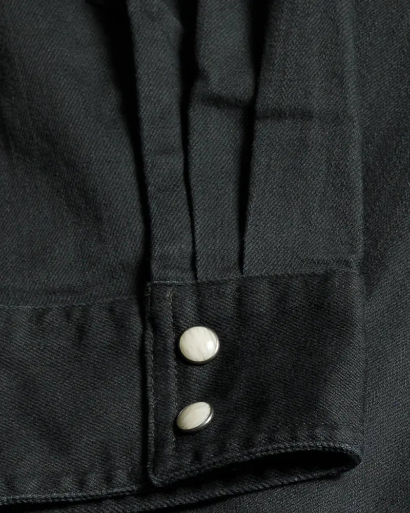 Earl Denim Shirt - Vintage Black Off The Grid Surplus